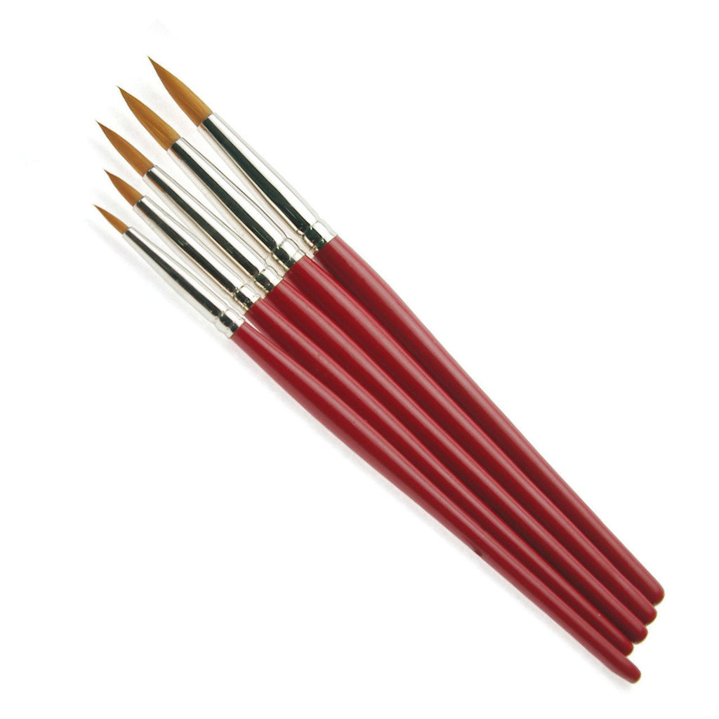 Brush Set 5 Golden Sable Round