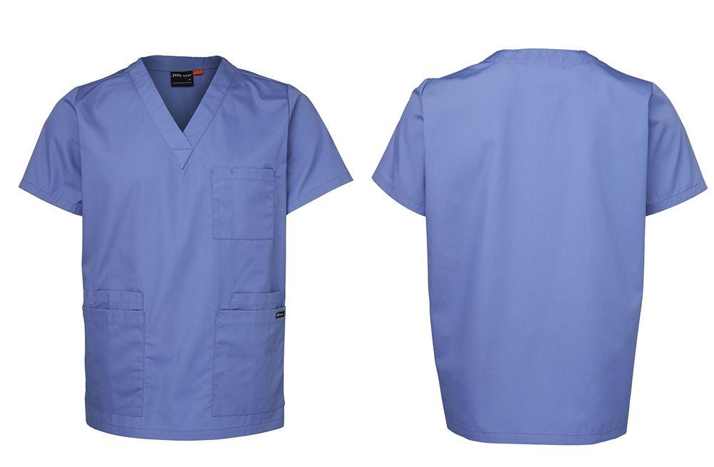 Veterinary Nursing Scrub Top -  Blue