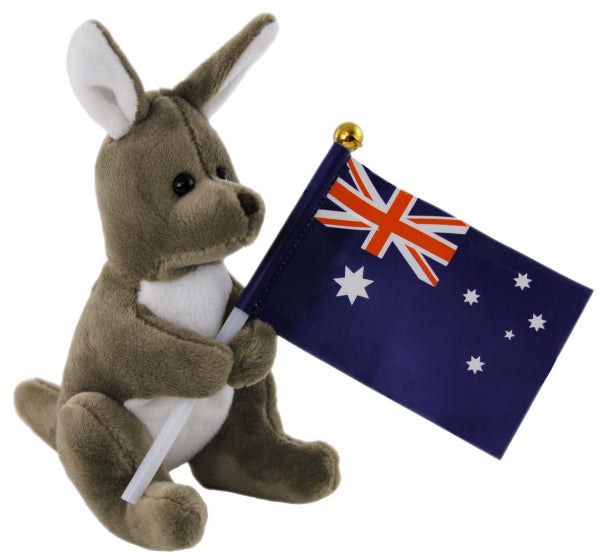 Kangaroo with Flag 13CM