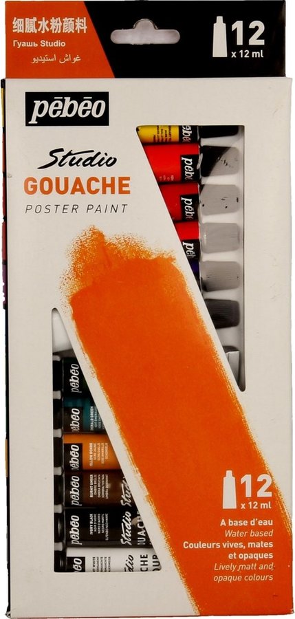 Paint Gouache Set 12x12ml pebeo