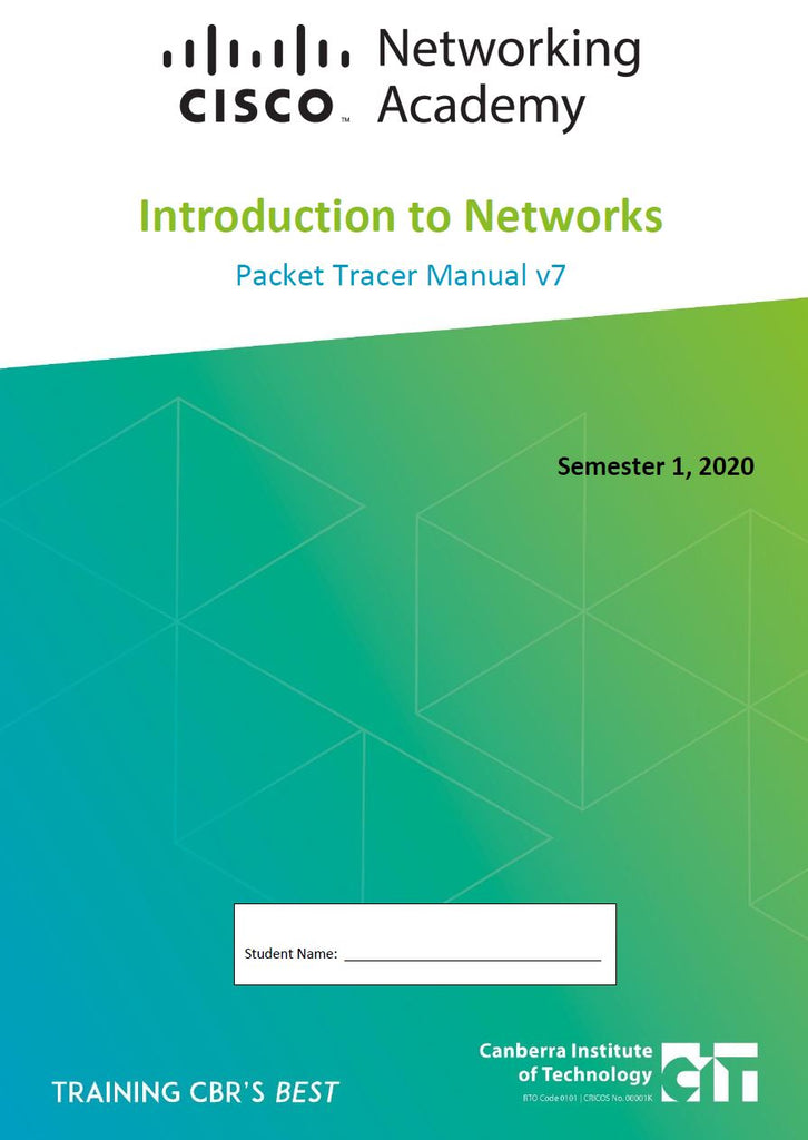 Introduction to Networks Packet Tracer Manual V7