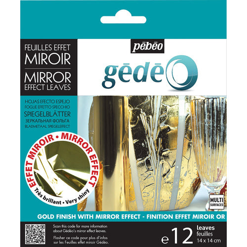Gedeo Mirror Effect Metal Leaf Gold