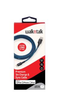 Walk and Talk Premium Charge and Sync Cable Lightning Connector