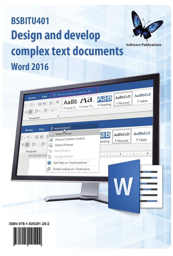 Design and Develop Complex Text Documents Word 2016