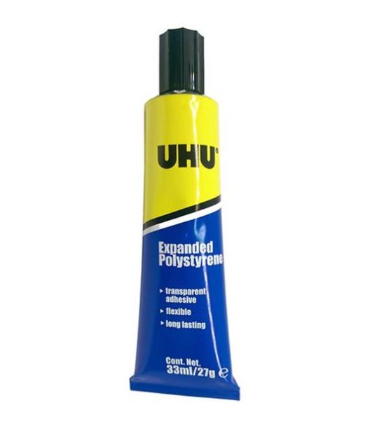UHU Expanded Polystyrene Glue 33ml