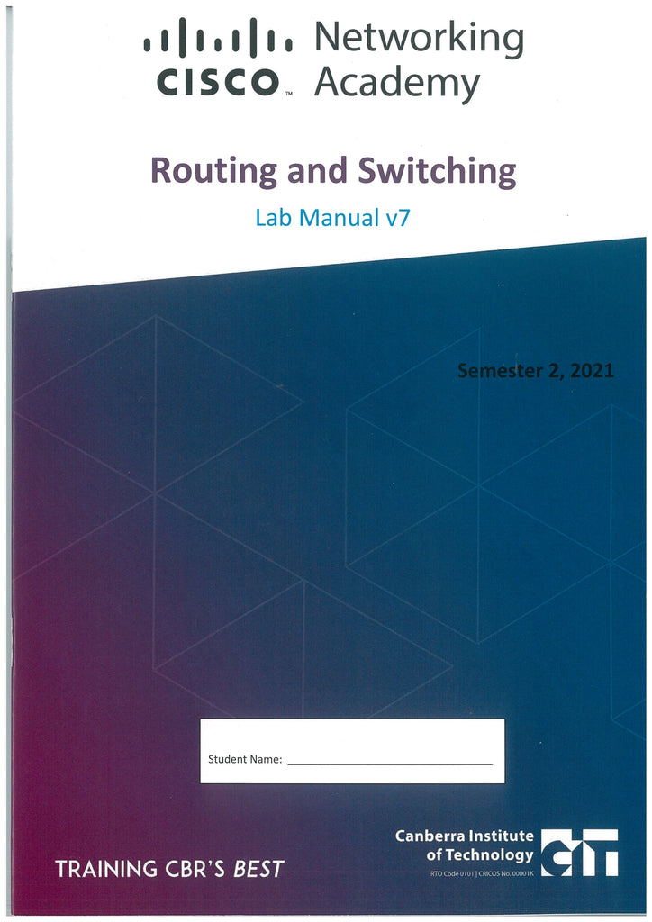 Routing and Switching Lab Manual V7 202120
