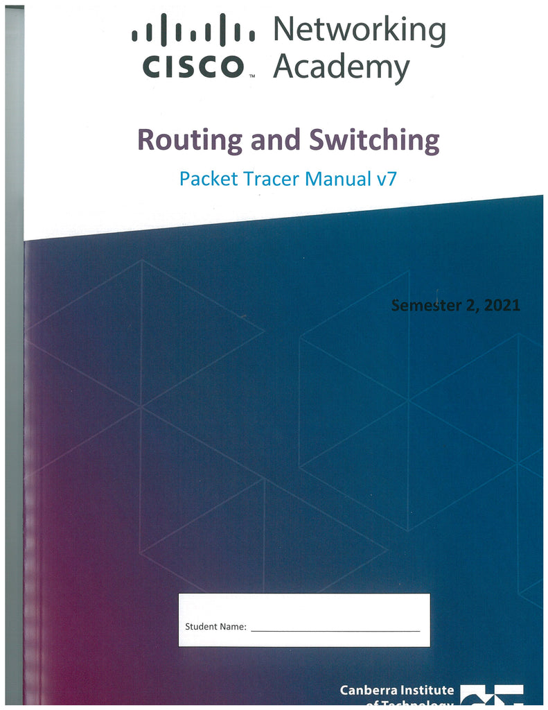 Routing and Switching Packet Tracer Manual V7 202120