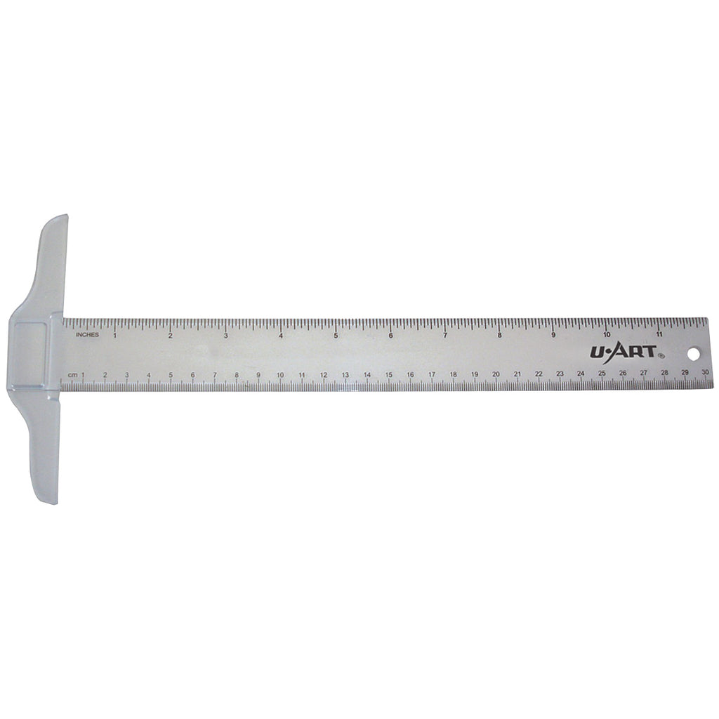 Ruler T Square Clear Plastic 12in